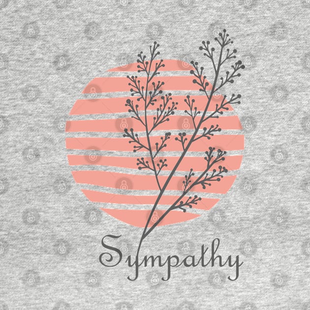 Sympathy Hand Drawn Minimal, inspirational meanings by TargetedInspire